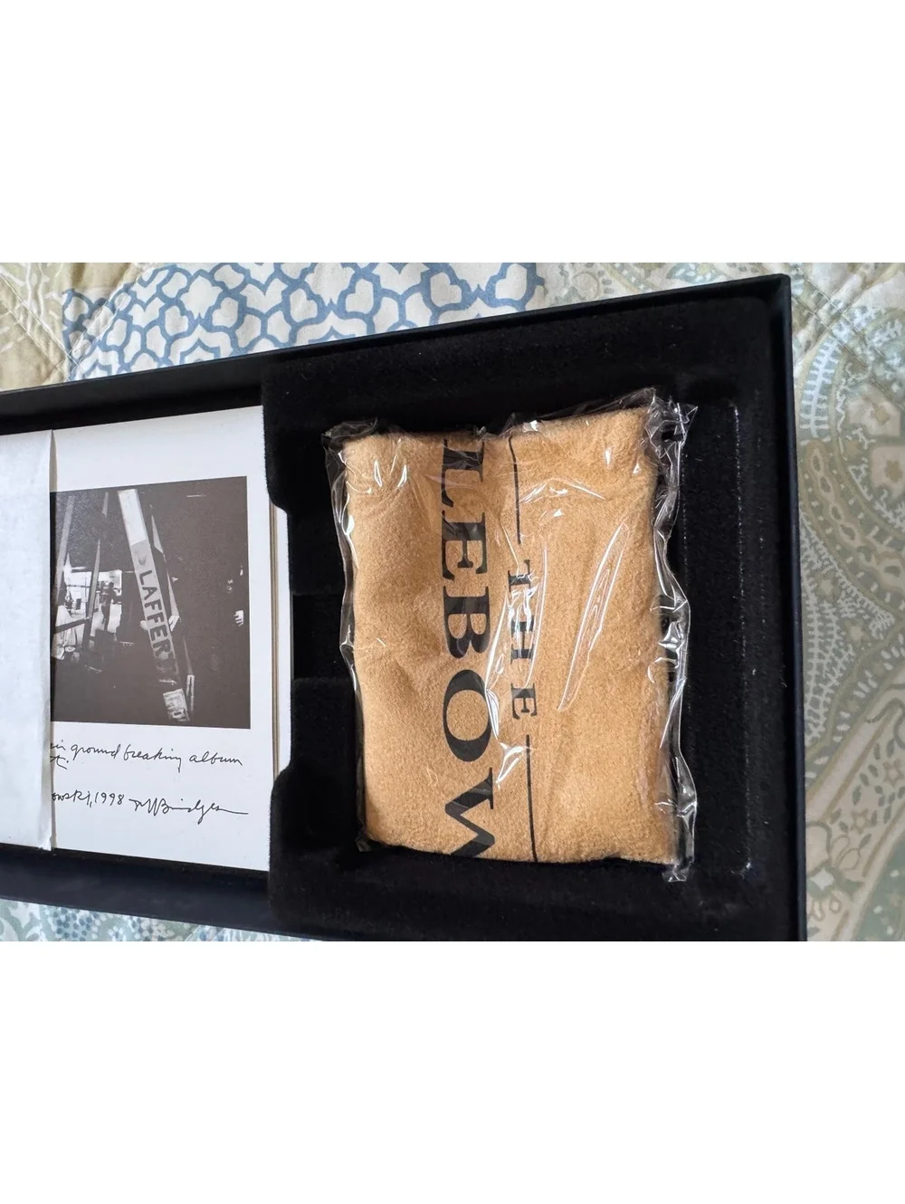 Big Lebowski Achiever’s Box Set – Replacement Box, Towel, Coasters & Art Cards